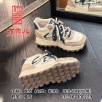 BX009-199 蓝色 时尚休闲复古厚底女棉靴【阿甘鞋.超柔】