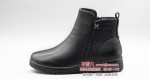 BX035-501 黑色 休闲百搭平跟女短靴【大棉】
