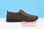 BX651-010 咖色 舒适休闲布面男棉鞋【二棉】