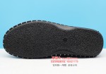 BX665-027 黑色  民族风简单原色绣花男单鞋【升级中草药鞋垫】