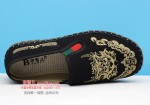 BX593-067 黑色 舒适休闲男绣花布单鞋