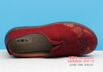 BX041-166 红色 休闲中老年女单鞋