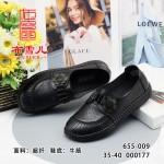BX655-009 黑色 舒适休闲女单鞋