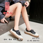BX605-079 米黑色 休闲舒适百搭女单鞋