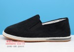 BX106-005 黑色  灯芯绒面料 纯手工布鞋